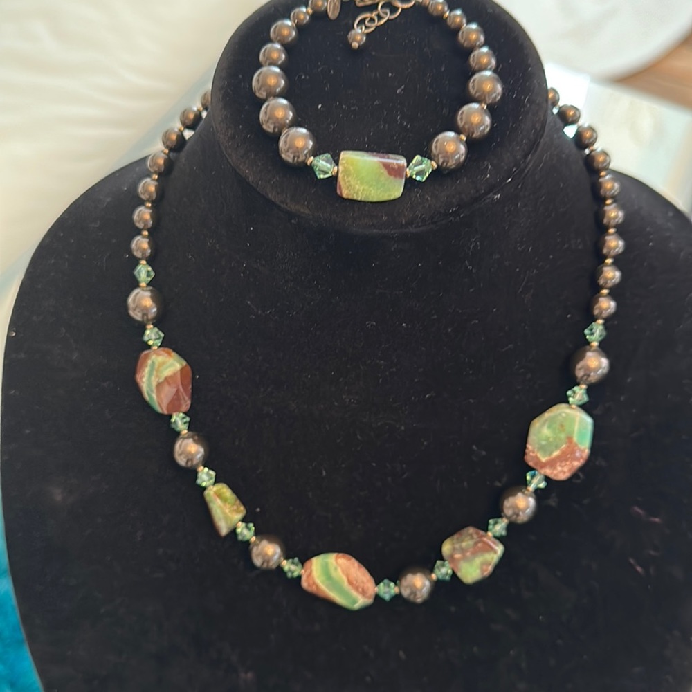 Emily Ray Necklace and Bracelet Set Sterling Silver
